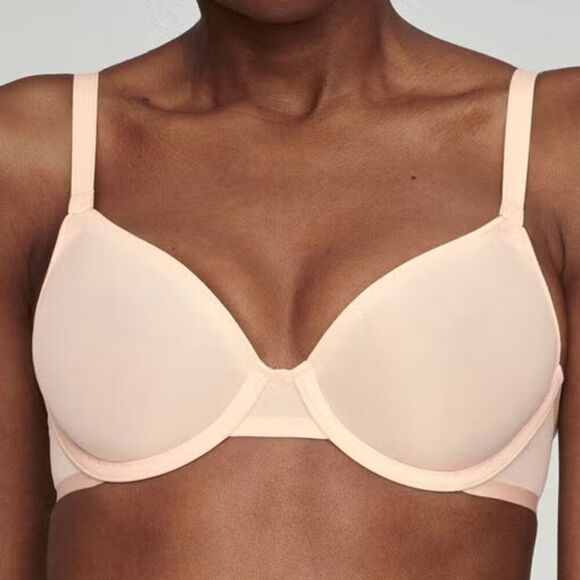 CUUP The Demi Micro Fiber Bra in Blush, Varios Sizes NEW W/O TAG - Picture 1 of 5